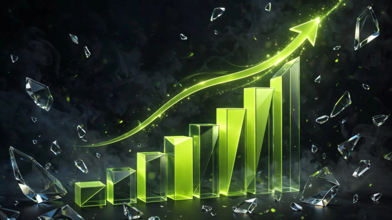 Abstract growth-themed blog header